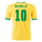 NEYMAR JR #10 Brazil Home Jersey 2021 By - elmontyouthsoccer