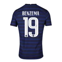 BENZEMA #19 France Home Jersey 2020 By - elmontyouthsoccer