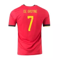DE BRUYNE #7 Belgium Home Jersey 2020 By - ijersey