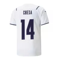 CHIESA #14 Italy Away Jersey 2021 By - elmontyouthsoccer