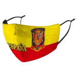 Spain Soccer Face Mask 01 - elmontyouthsoccer