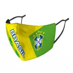 Brazil Soccer Face Mask - - elmontyouthsoccer