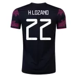 H.LOZANO #22 Mexico Home Jersey 2021 By - elmontyouthsoccer