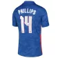 PHILLIPS #14 England Away Jersey 2020 By - elmontyouthsoccer
