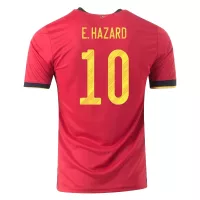 E.HAZARD #10 Belgium Home Jersey 2020 By - elmontyouthsoccer