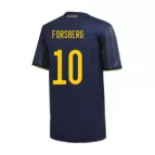 FORSBERG #10 Sweden Away Jersey 2020 By - elmontyouthsoccer