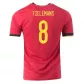 TIELEMANS #8 Belgium Home Jersey 2020 By - ijersey