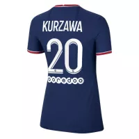 KURZAWA #20 PSG Home Jersey 2021/22 By - Women - elmontyouthsoccer