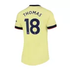 THOMAS #18 Arsenal Away Jersey 2021/22 By - Women - elmontyouthsoccer