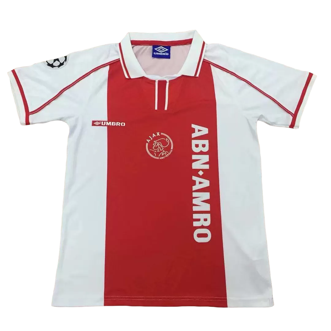 Per overhemd restjes Ajax Home Jersey Retro 1998 By Umbro | Elmont Youth Soccer