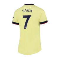 SAKA #7 Arsenal Away Jersey 2021/22 By - Women - elmontyouthsoccer