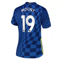 MOUNT #19 Chelsea Home Jersey 2021/22 By - Women - elmontyouthsoccer