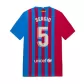 SERGIO #5 Barcelona Home Jersey 2021/22 By - ijersey