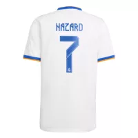 HAZARD #7 Real Madrid Home Jersey 2021/22 By - elmontyouthsoccer