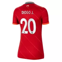 DIOGO J. #20 Liverpool Home Jersey 2021/22 By - Women - elmontyouthsoccer