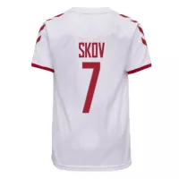 SKOV #7 Denmark Away Jersey 2021 By Hummel - elmontyouthsoccer