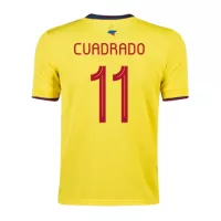CUADRADO #11 Colombia Home Jersey 2021 By - elmontyouthsoccer