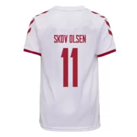SKOV OLSEN #11 Denmark Away Jersey 2021 By Hummel - elmontyouthsoccer