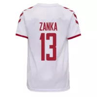 ZANKA #13 Denmark Away Jersey 2021 By Hummel - elmontyouthsoccer