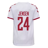 JENSEN #24 Denmark Away Jersey 2021 By Hummel - elmontyouthsoccer