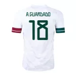 A.GUARDADO #18 Mexico Away Jersey 2020 By Adidas