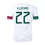 H.LOZANO #22 Mexico Away Jersey 2020 By Adidas