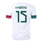 H.MORENO #15 Mexico Away Jersey 2020 By Adidas
