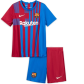 Barcelona Home Jersey Kit 2021/22 By Nike - Youth