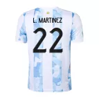 L. MARTINEZ #22 Argentina Jersey 2021 Home - elmontyouthsoccer