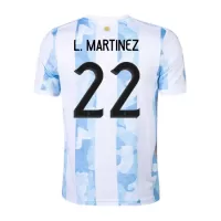 L. MARTINEZ #22 Argentina Jersey 2021 Home - elmontyouthsoccer