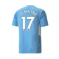 Kevin de Bruyne #17 Manchester City Jersey 2021/22 Home - elmontyouthsoccer