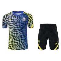 Chelsea Training Kit 2021/22 - Blue&Yellow - elmontyouthsoccer