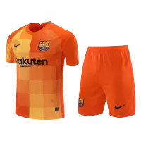 Barcelona Goalkeeper Jersey 2021/22 Orange - elmontyouthsoccer
