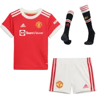 Manchester United Home Jersey Kit 2021/22 By -Youth - elmontyouthsoccer