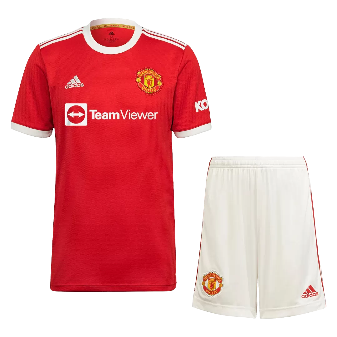 Red adidas Manchester United Fc 2021/22 Home Kit Infant - JD Sports