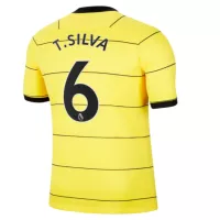 T.SILVA #6 Chelsea Authentic Away Jersey 2021/22 By - elmontyouthsoccer