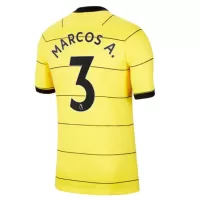 MARCOS A. #3 Chelsea Authentic Away Jersey 2021/22 By - elmontyouthsoccer
