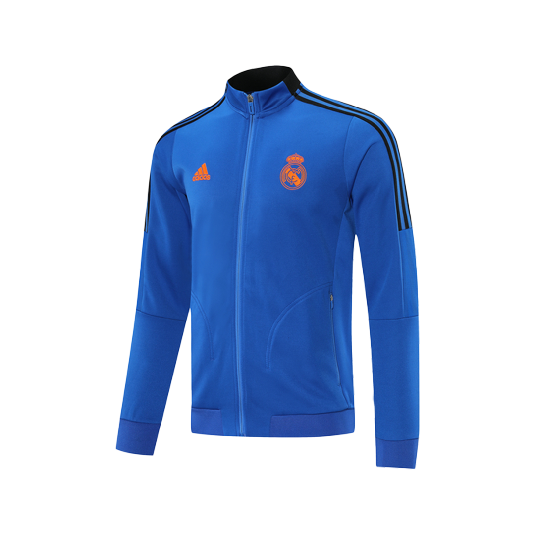 Real Madrid Adidas Training Presentation Jacket - Dark Blue Kids