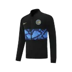 Inter Milan Training Jacket 2021/22 By - Black&Navy Blue - elmontyouthsoccer