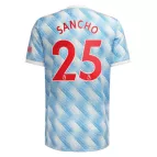 SANCHO #25 Manchester United Away Jersey 2021/22 By - elmontyouthsoccer