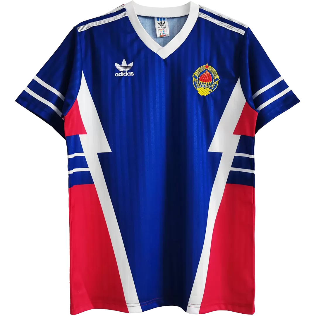 Yugoslavia Home Jersey Retro 1990 By Adidas | Elmont Youth Soccer