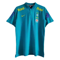 Brazil Polo Shirt 2021 - Blue - elmontyouthsoccer
