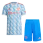 Manchester United Away Jersey Kit 2021/22 By - White&Blue - elmontyouthsoccer