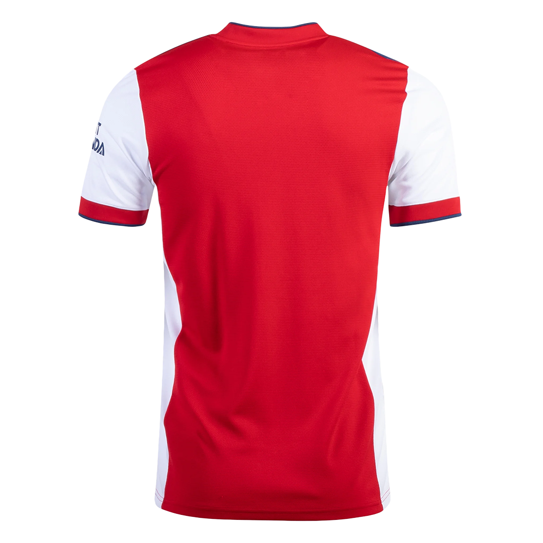 adidas Arsenal 2021-22 Long-Sleeve Home Soccer Jersey - Red/Navy - Soccerium