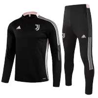 Juventus Tracksuit 2021/22 - Black with pink - elmontyouthsoccer