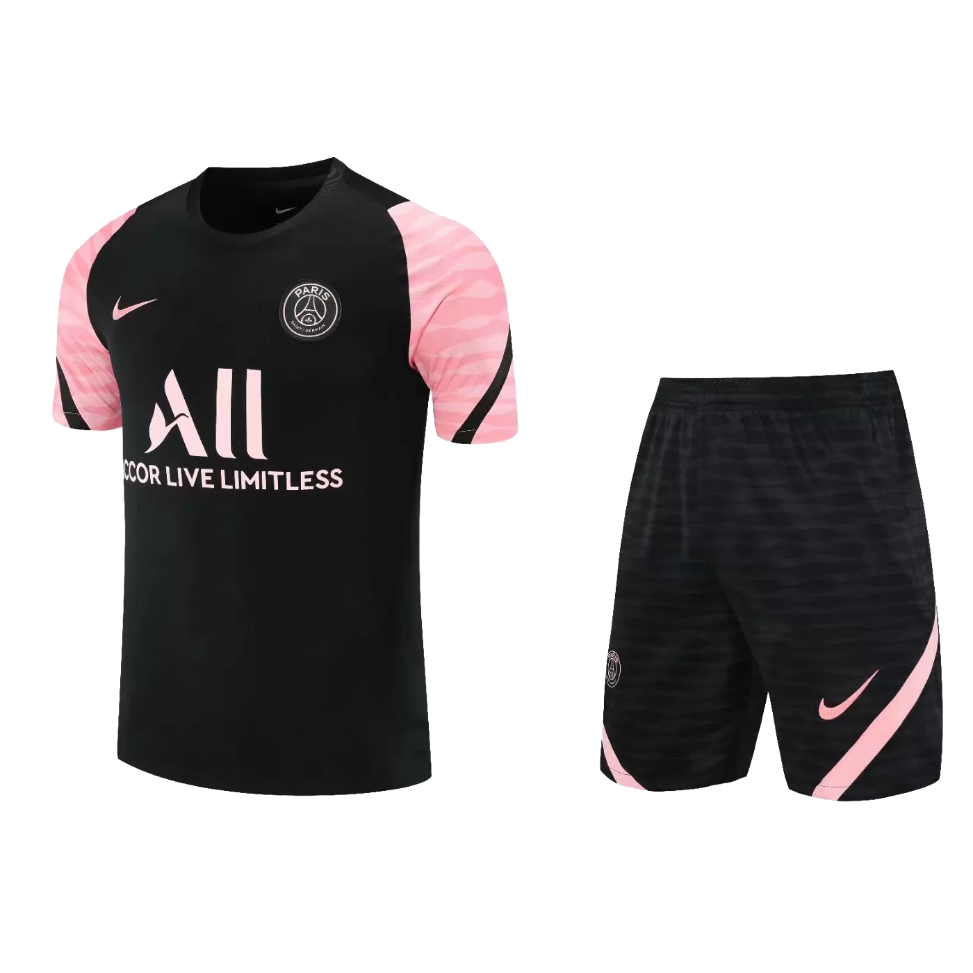 PSG Training Shirt 21/22 Black And Pink, 59% OFF