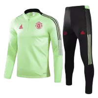 Manchester United Tracksuit 2021/22 - Green - elmontyouthsoccer