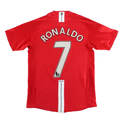 RONALDO #7 Manchester United Jersey 2007/08 Home Retro - ijersey