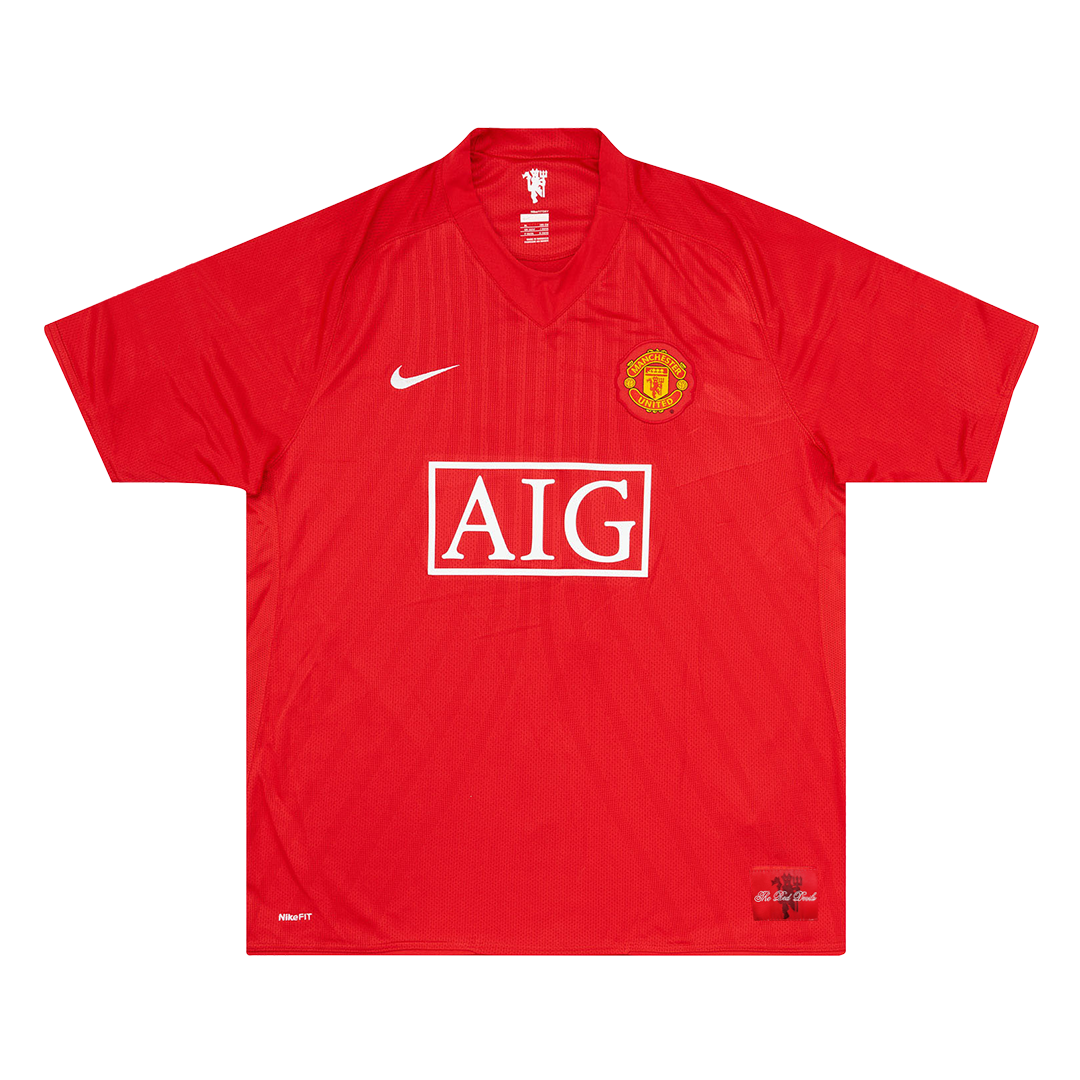 Manchester United Home Jersey Retro 2007/08 By Nike - ijersey