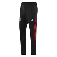 Ajax Training Pants 2021/22 By - Black with Red - elmontyouthsoccer